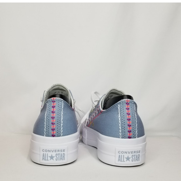 Converse Women's CTAS Lift Free Spirit Floral Limited Edition  8.5 A12051C NWT - Picture 6 of 9